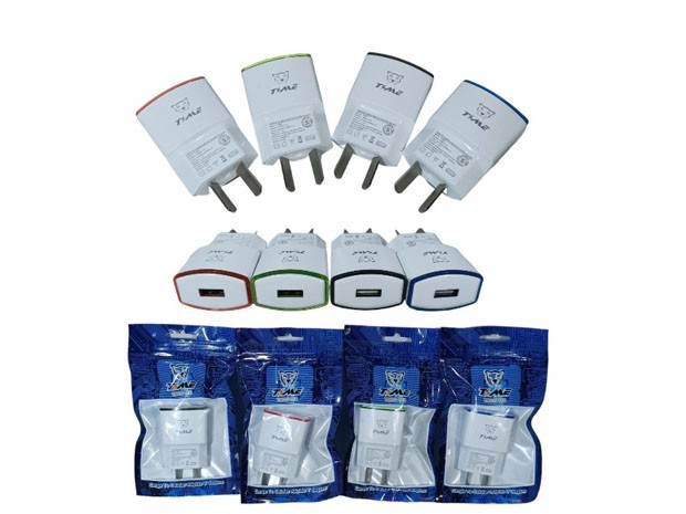 &uu CARGADOR CELULAR TIPO V8 1A 1 USB EN BOLSA TMCC112